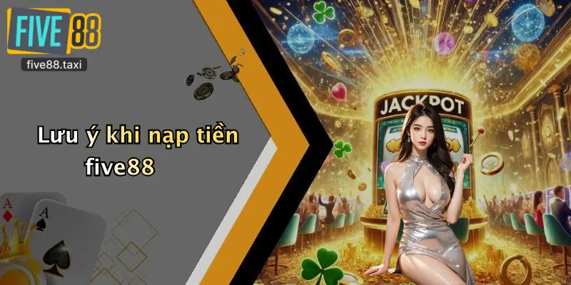 Lưu ý khi nạp tiền five88