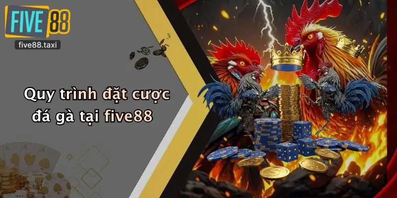Quy trình đặt cược đá gà tại five88